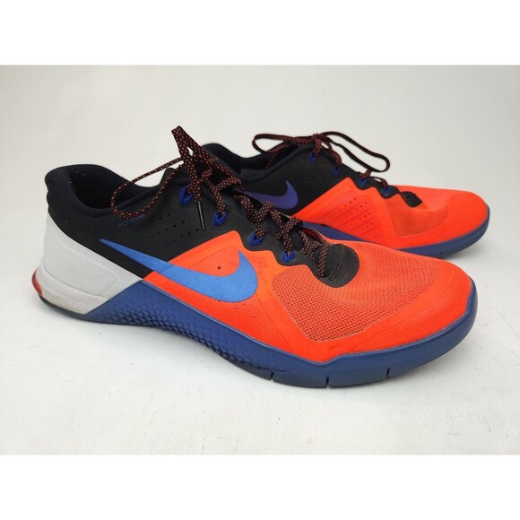 Nike Metcon 2 Flywire Sport Bright Orange Cross Training Shoes Lightweight Sz 13 main image 9